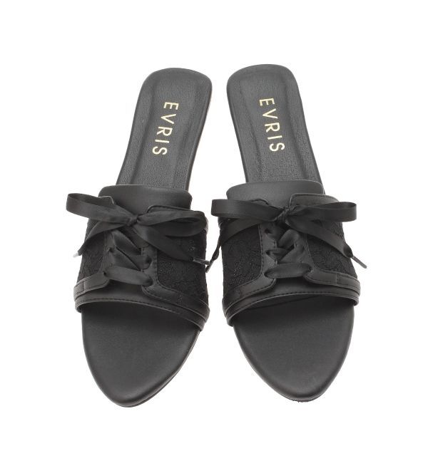 EVRIS「レースアップヒールサンダル」|サンダル|
