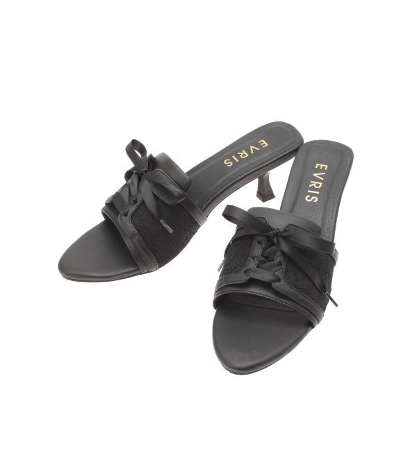 EVRIS「レースアップヒールサンダル」|サンダル|