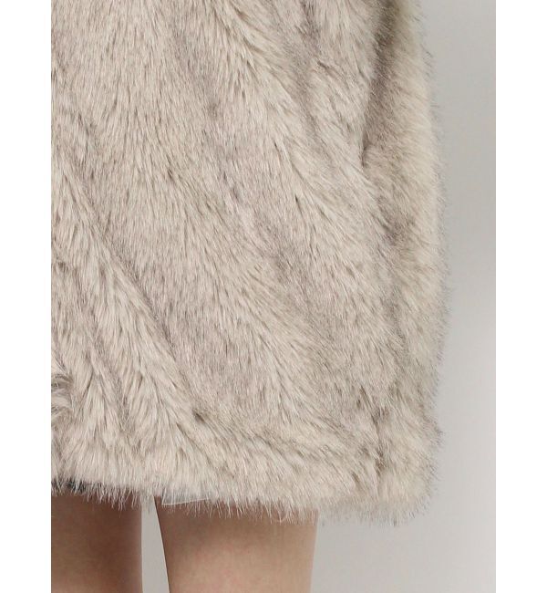 EVRIS「フェイクファーフーディコート」|その他|