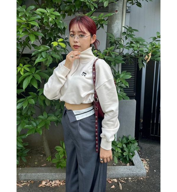 EVRIS「ベルトデザインタックワイドパンツ【セットアップ着用可能】」|その他|