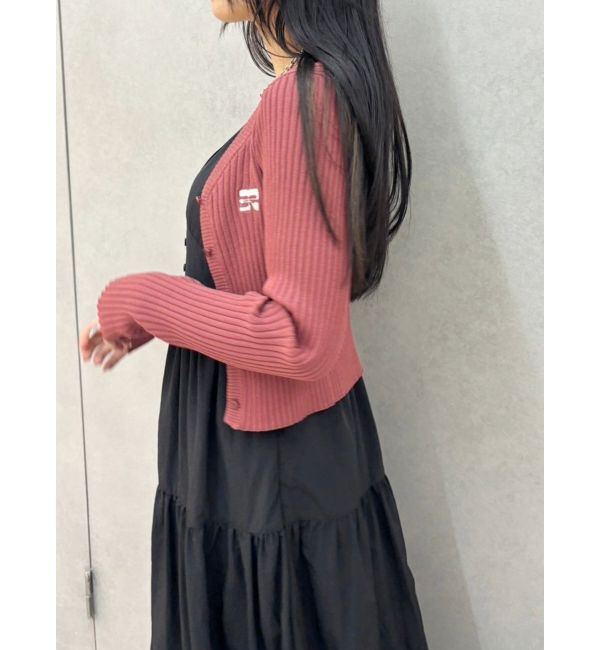 EVRIS「ワンポイントフロントボタンニットトップス」|ニット・セーター|