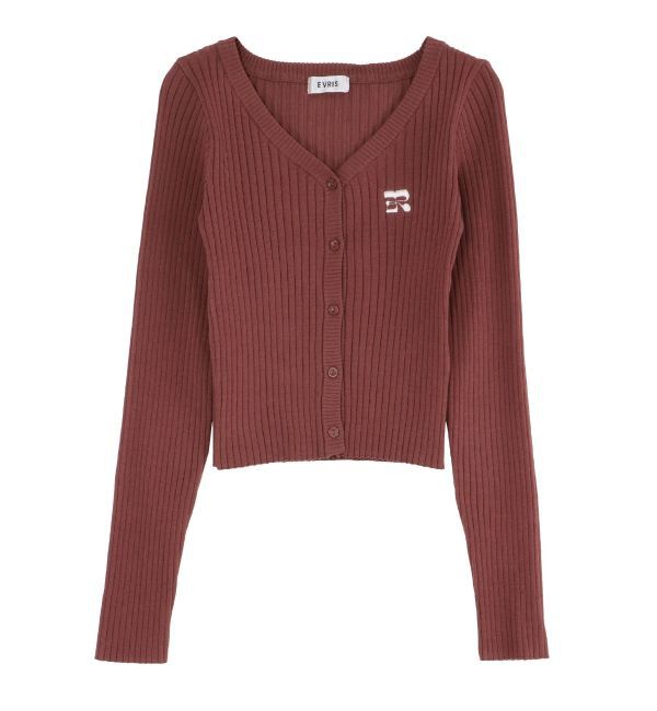 EVRIS「ワンポイントフロントボタンニットトップス」|ニット・セーター|