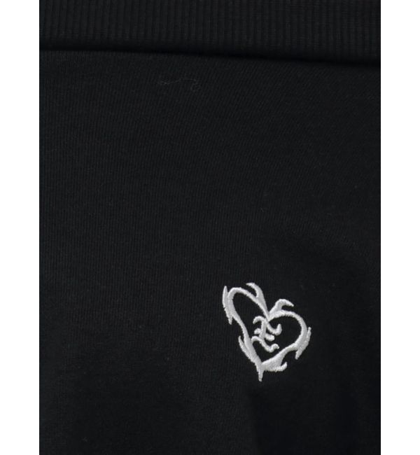 EVRIS「ワンポイントスウェットオフショルミニワンピース」|ワンピース|