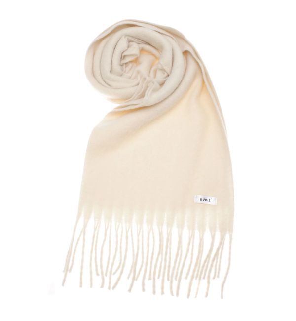 EVRIS「ソフトシャギーマフラー」|マフラー|ホワイト