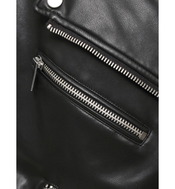 EVRIS「ルーズシルエットライダース」|ライダースジャケット|