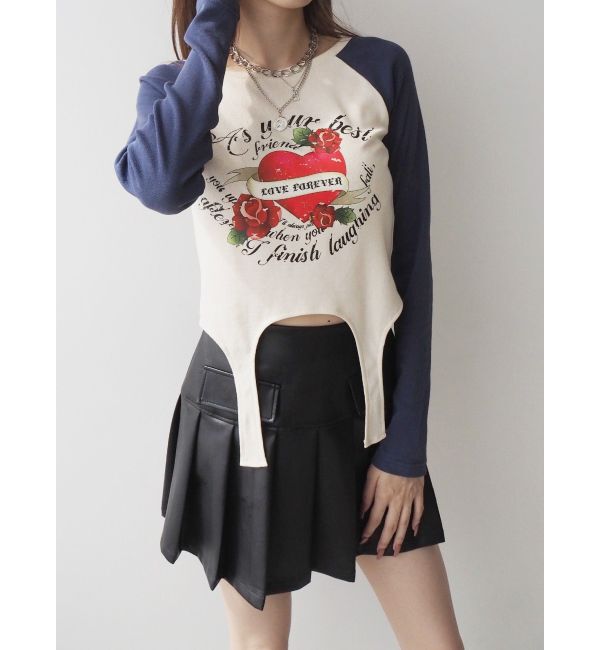 EVRIS「レザーライクプリーツミニスカート【セットアップ着用可能】」|スカート|