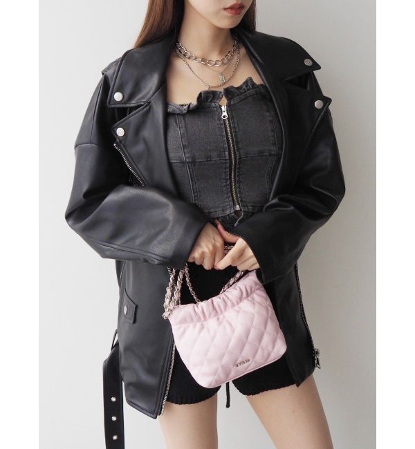 EVRIS「キルティングモチーフチェーンBAG」|ショルダー・メッセンジャー|