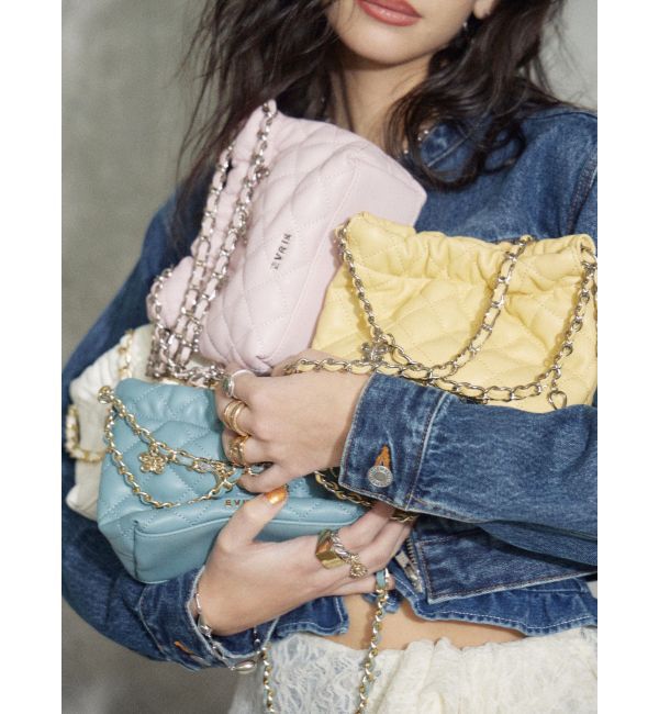 EVRIS「キルティングモチーフチェーンBAG」|ショルダー・メッセンジャー|