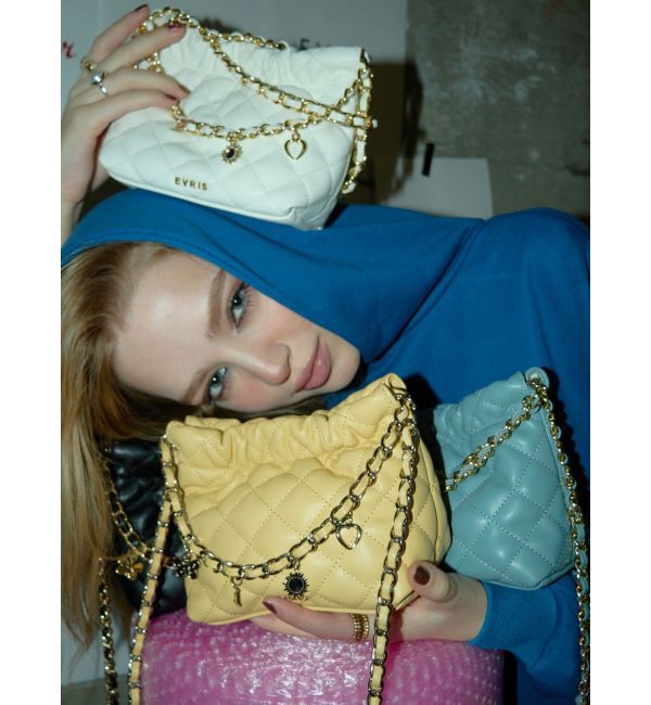 EVRIS「キルティングモチーフチェーンBAG」|ショルダー・メッセンジャー|