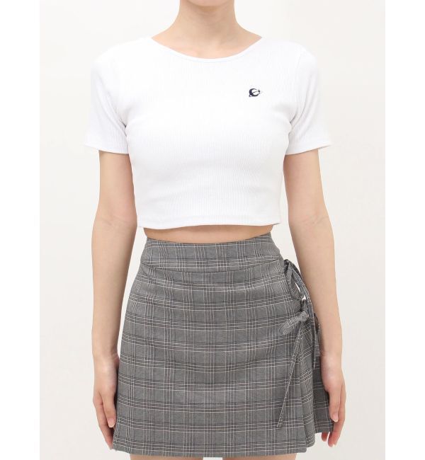 EVRIS「ワンポイントバックストラップTシャツ」|Tシャツ・カットソー|