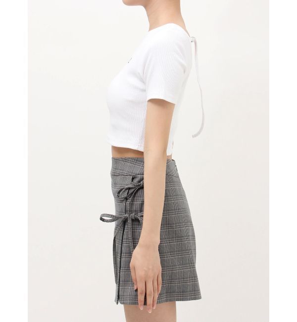 EVRIS「ワンポイントバックストラップTシャツ」|Tシャツ・カットソー|