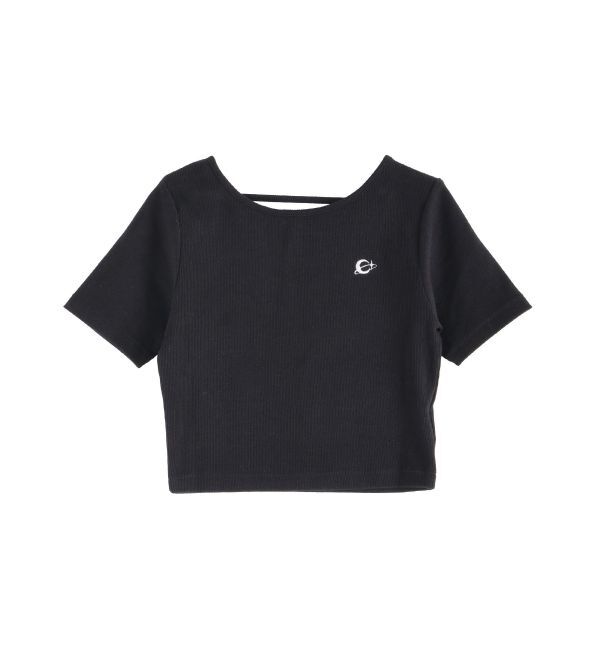 EVRIS「ワンポイントバックストラップTシャツ」|Tシャツ・カットソー|