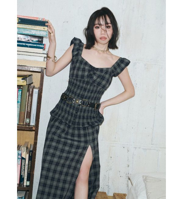 EVRIS「スタッズモチーフワイドベルト」|ベルト|