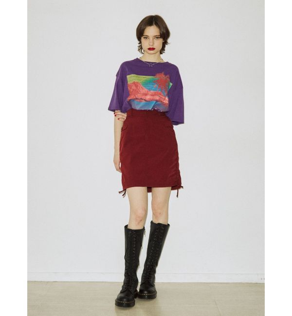 jouetie「ニーレングスサイドギャザースカート」|スカート|