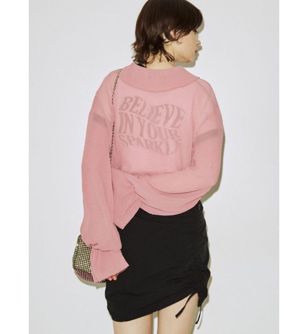 jouetie「ニーレングスサイドギャザースカート」|スカート|