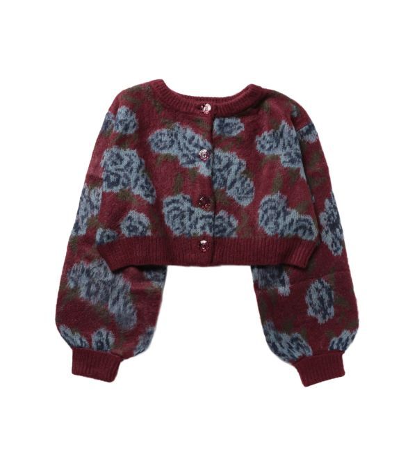 jouetie「パターン2WAYカーデ」|カーディガン|ボルドー