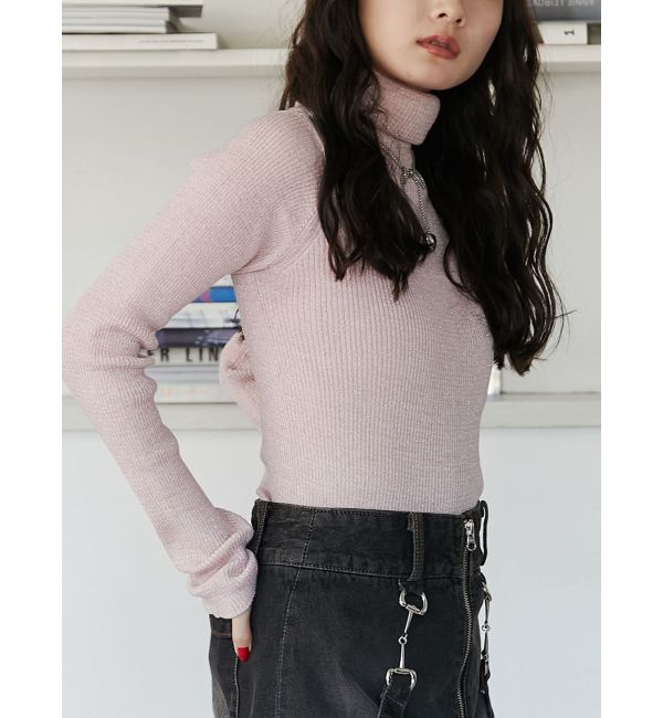 jouetie「ベーシックカラータートルニット」|ニット・セーター|