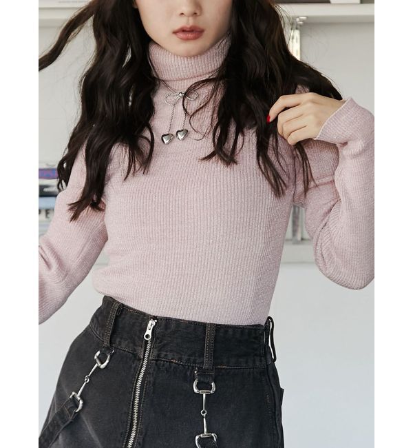 jouetie「ベーシックカラータートルニット」|ニット・セーター|