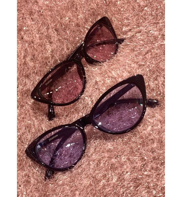 jouetie「キャットアイカラーレンズサングラス」|サングラス|