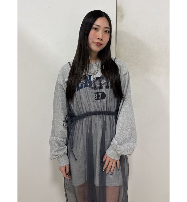 jouetie「チュールレイヤードロングワンピース」|ワンピース|