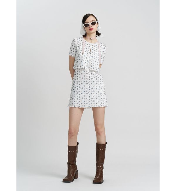 jouetie「フラワーカットカーデ【セット対応】」|カーディガン|