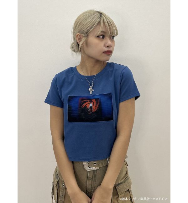 jouetie「【TVアニメ『チェンソーマン』】フィットシーンTシャツ」|Tシャツ・カットソー|ブルー