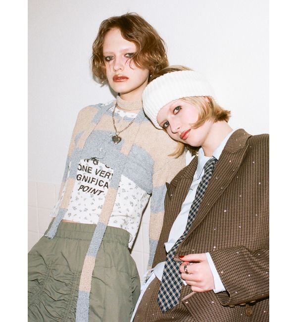 jouetie「ストールセットショートカーデ」|カーディガン|