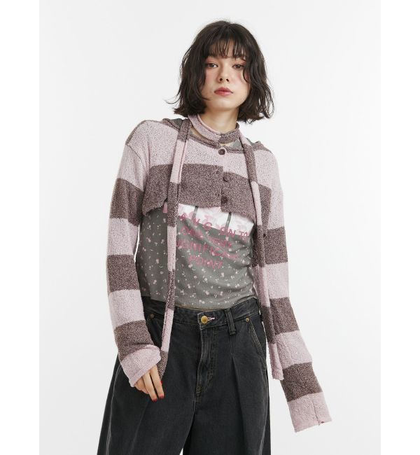 jouetie「ストールセットショートカーデ」|カーディガン|