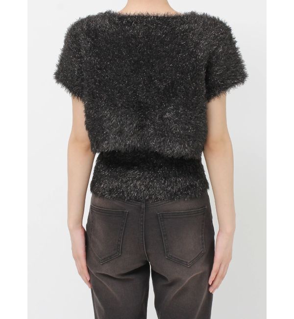 jouetie「ハーフスリーブラメニットアンサンブル」|ニット・セーター|