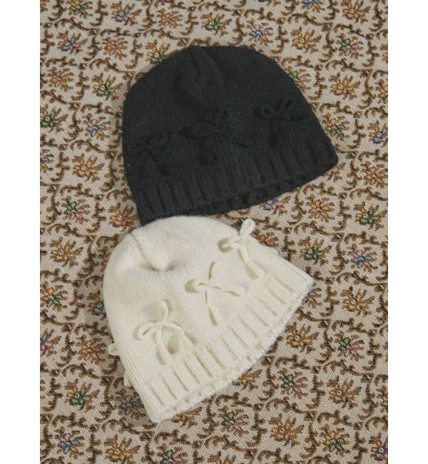 merry jenny「ribbonビーニー」|ニット帽|