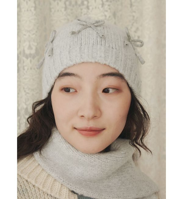 merry jenny「ribbonビーニー」|ニット帽|
