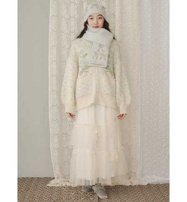 merry jenny「ribbonビーニー」|ニット帽|