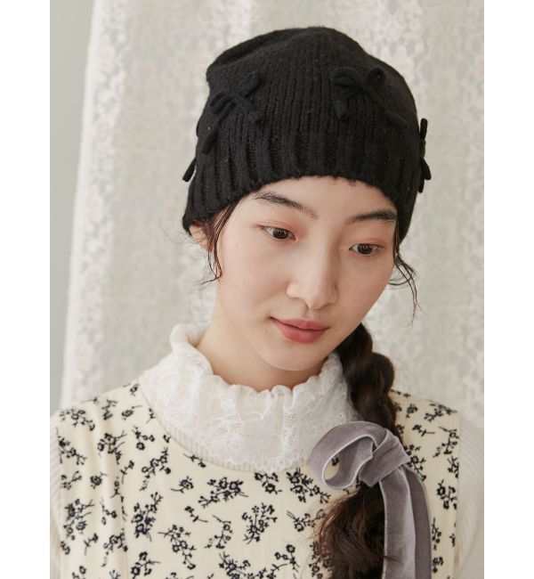 merry jenny「ribbonビーニー」|ニット帽|