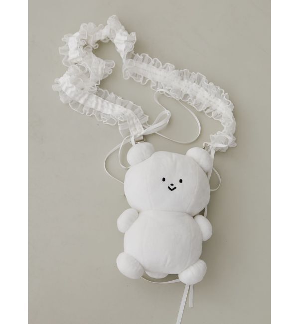 merry jenny「【peichan.コラボ】くまちゃんフリルポシェット」|ショルダー・メッセンジャー|