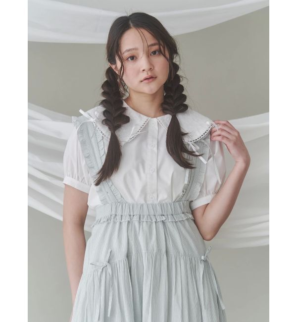 merry jenny「ピコレースリボンブラウス」|シャツ・ブラウス|