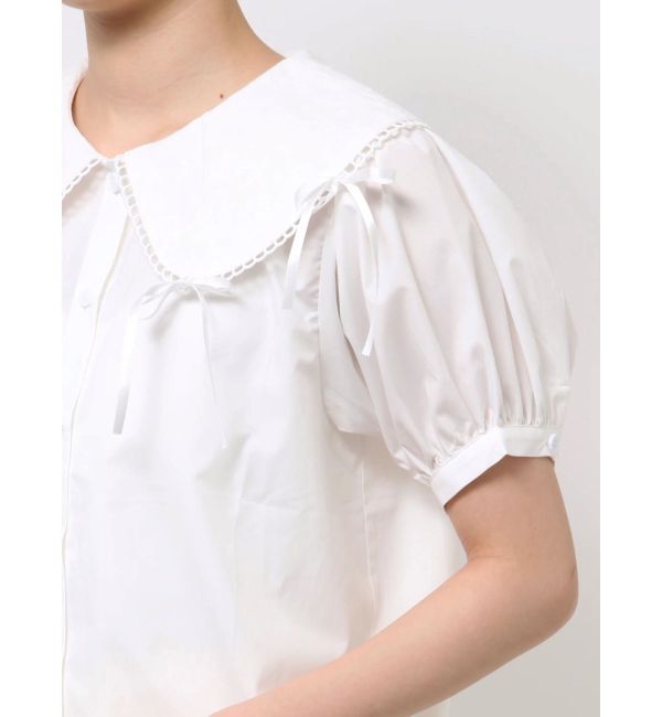 merry jenny「ピコレースリボンブラウス」|シャツ・ブラウス|