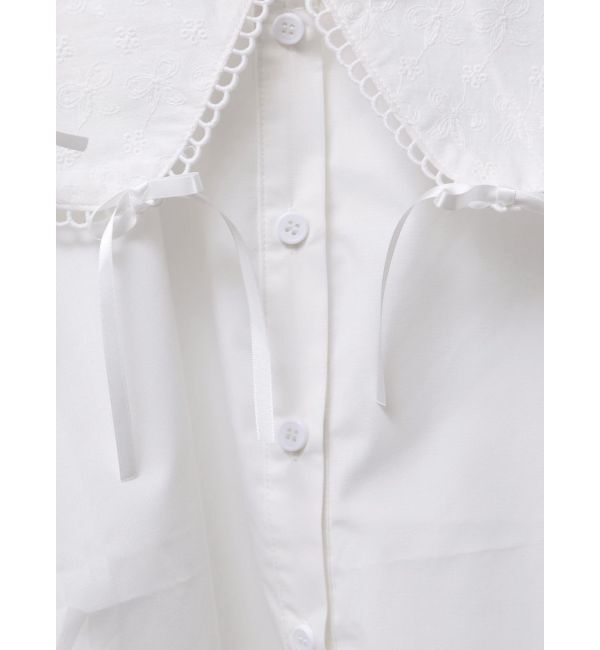 merry jenny「ピコレースリボンブラウス」|シャツ・ブラウス|