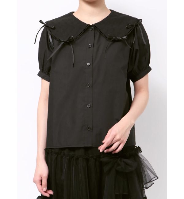 merry jenny「ピコレースリボンブラウス」|シャツ・ブラウス|