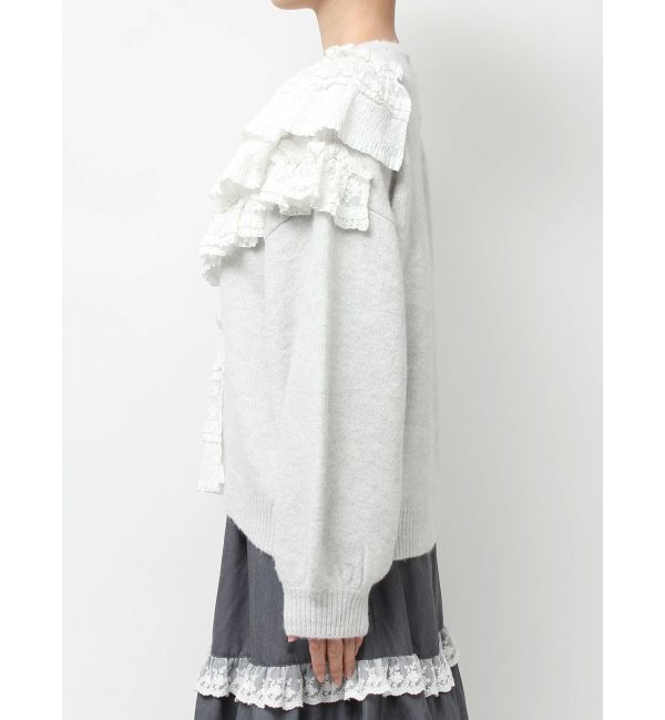 merry jenny「frill frill knit tops」|ニット・セーター|