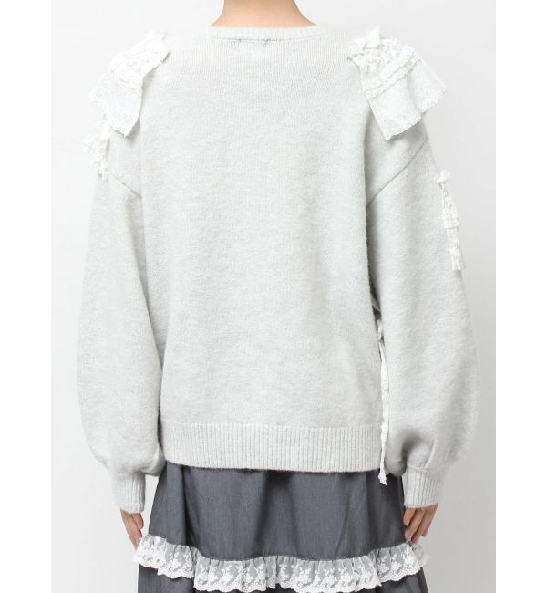 merry jenny「frill frill knit tops」|ニット・セーター|