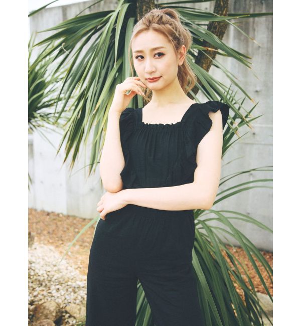 GYDA「フリルデザインオールインワン」|オールインワン|