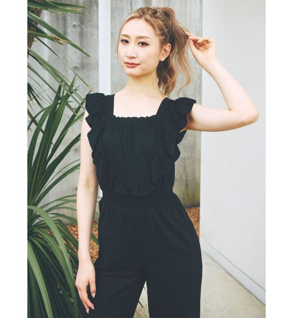 GYDA「フリルデザインオールインワン」|オールインワン|