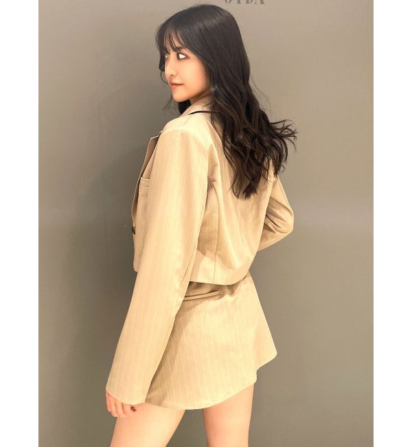 GYDA「ウエストデザインスカートライクショートパンツ【SETUP着用可】」|スカート|