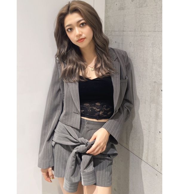 GYDA「ウエストデザインスカートライクショートパンツ【SETUP着用可】」|スカート|