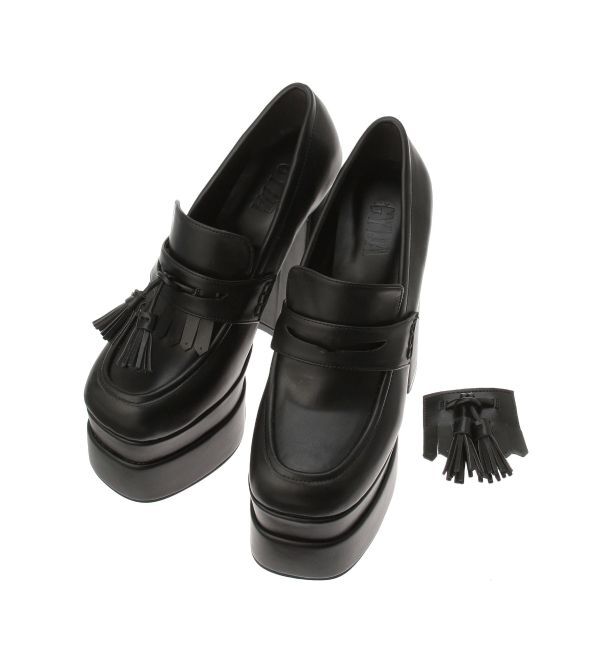 GYDA「チャンキーヒールローファーパンプス」|パンプス|