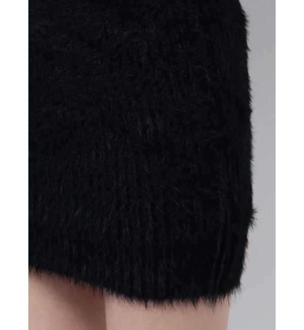 GYDA「オフショルデザインシャギーニットワンピース」|ワンピース|