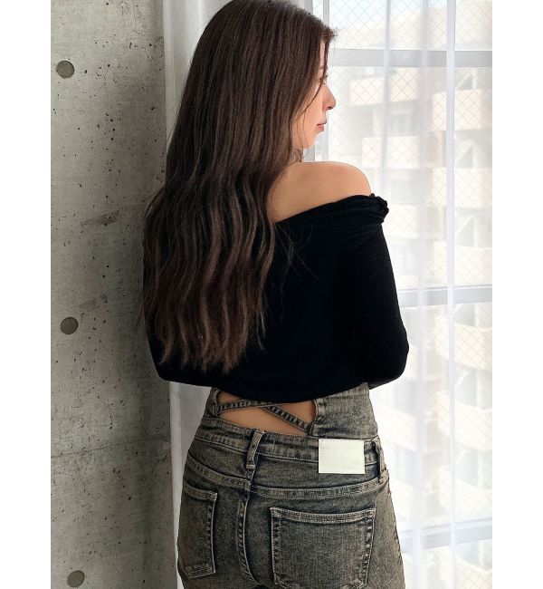 GYDA「アシンンメトリーオフショルトップス」|Tシャツ・カットソー|