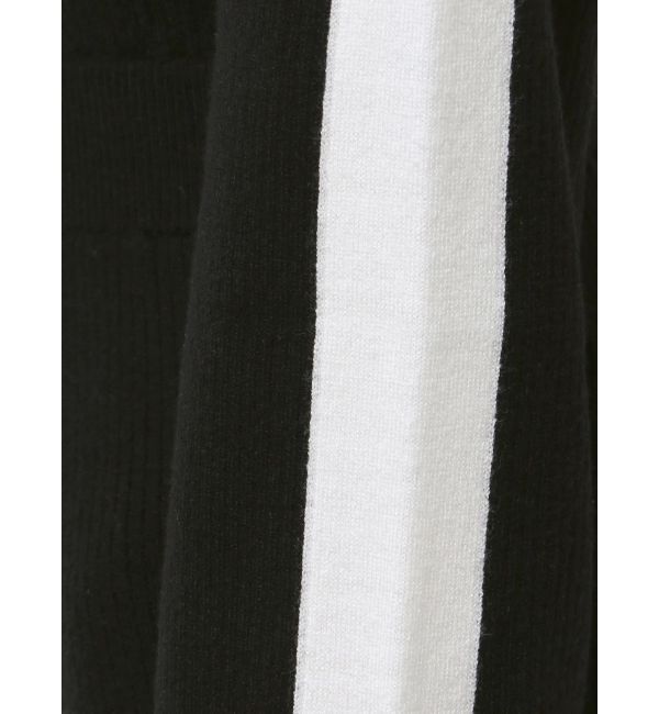 GYDA「ラインスリーブニットロンパース」|オールインワン|