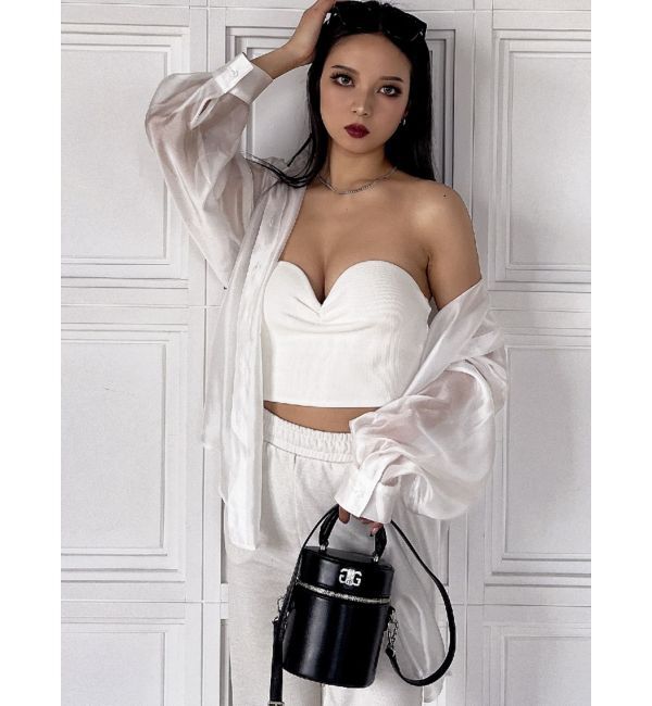 GYDA「オーバーシアーシャツ」|シャツ・ブラウス|オフホワイト