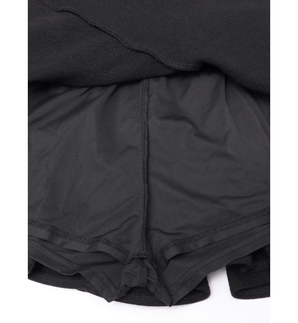 GYDA「ウエストラインバンテージスウェットスカートライクショートパンツ」|スカート|